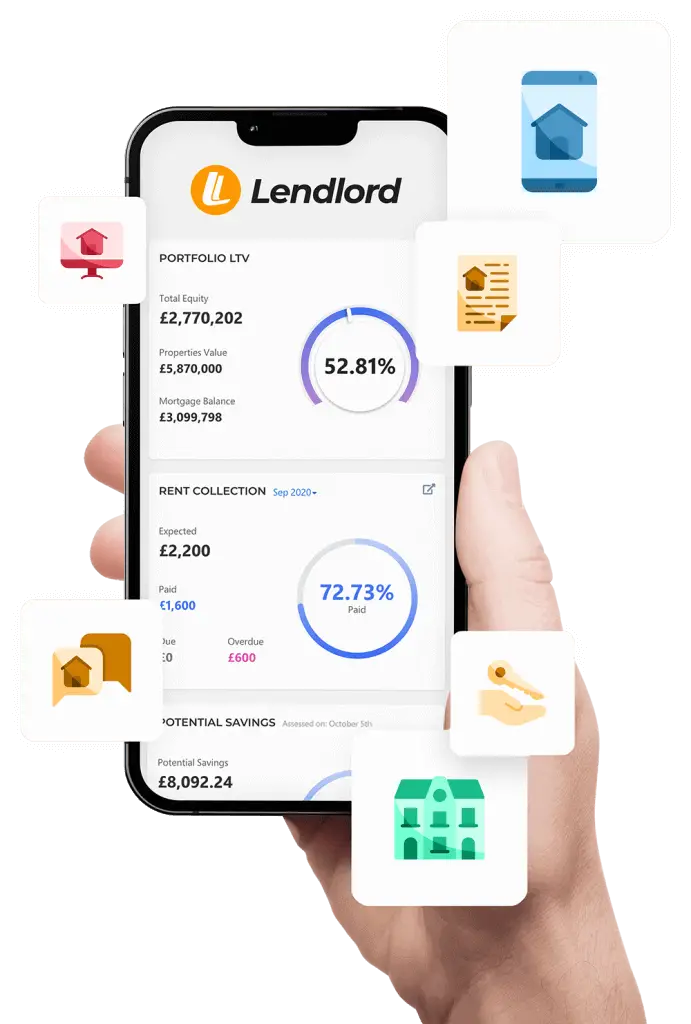 Lendlord bridging application on mobile